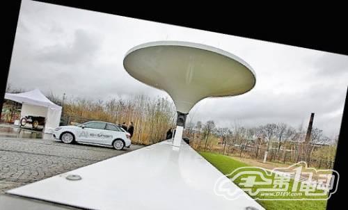 德國首座電動汽車太陽能充電站建成投用