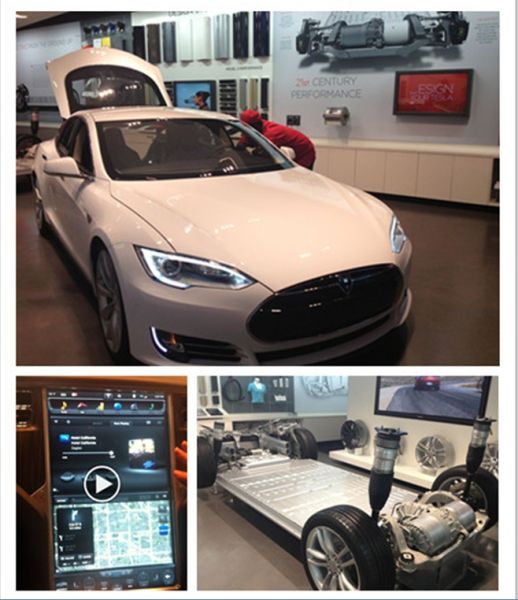 圖示：Tesla新款電動車，售價5.7萬美元。圖片來源：新浪財經(jīng)北美記者段皎宇