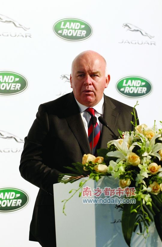 捷豹路虎中國(guó)總裁高博 明年引入新能源車(chē)