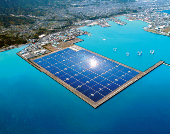 圖1：IHI等在鹿兒島市建設(shè)的MW級(jí)太陽(yáng)能發(fā)電站效果圖